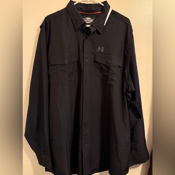 Harley-Davidson MENS NEW with TAGS Black Button-Up Shirt SIZE 2X - Picture 1 of 8